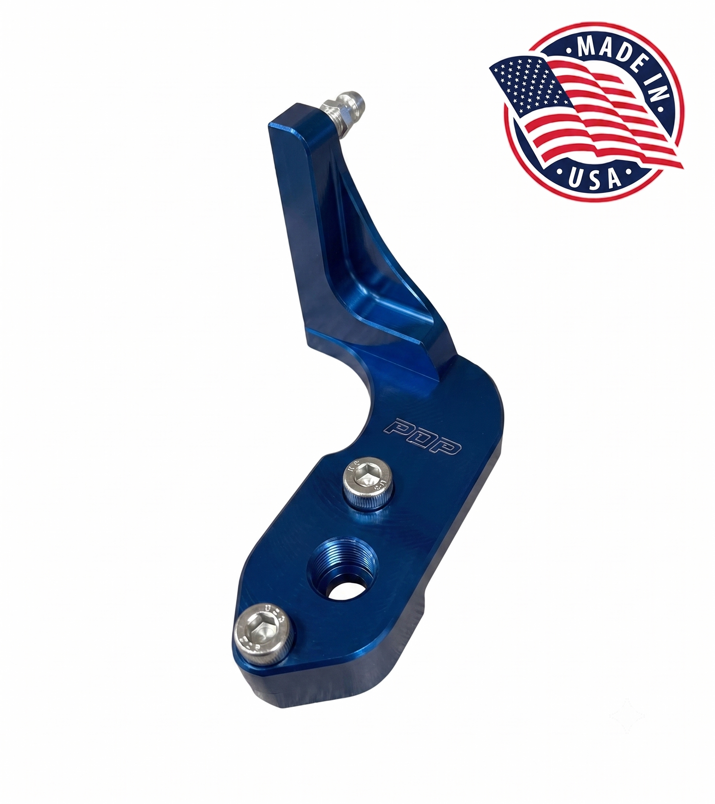 Billet Hidden Coil Mount with Integrated Breather Port - Blue